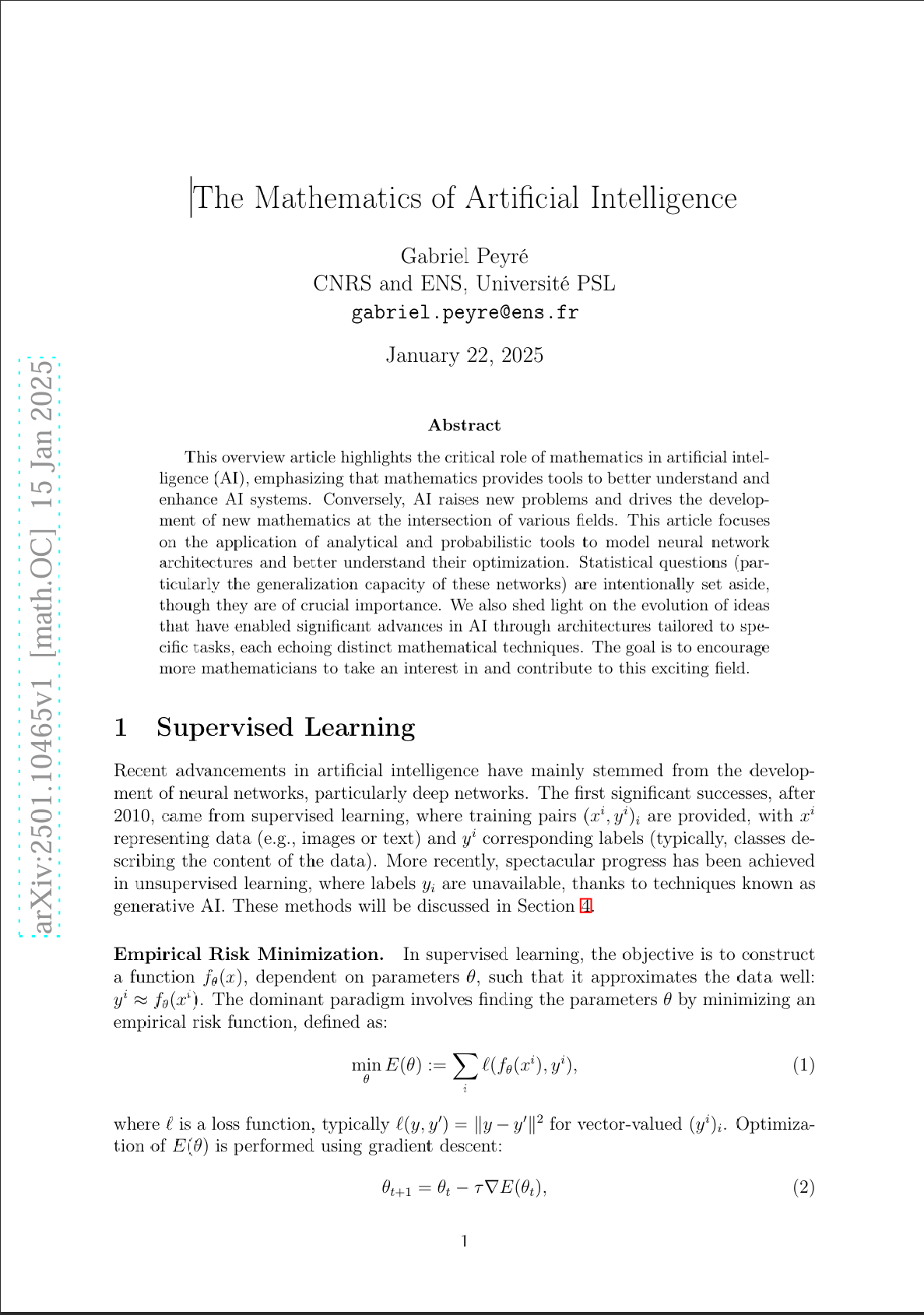 math of ai